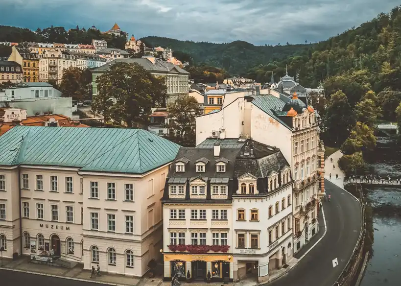 Mapa Karlových Varů